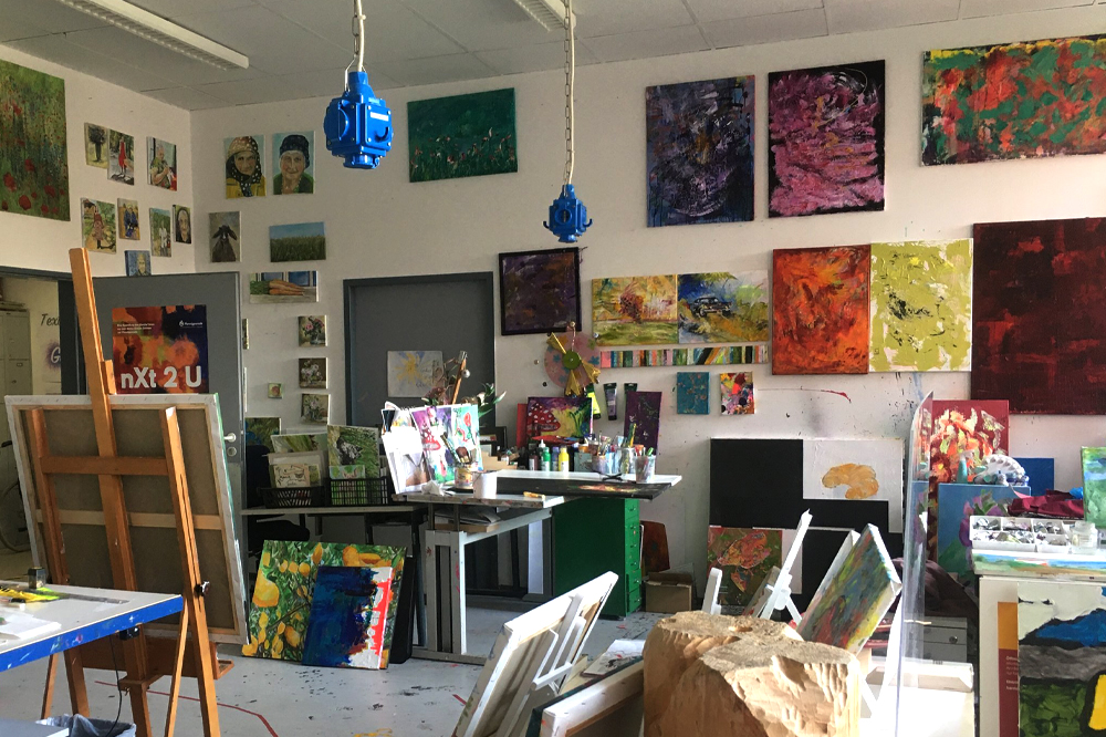 Blick in ein Atelier der Groupe Smirage