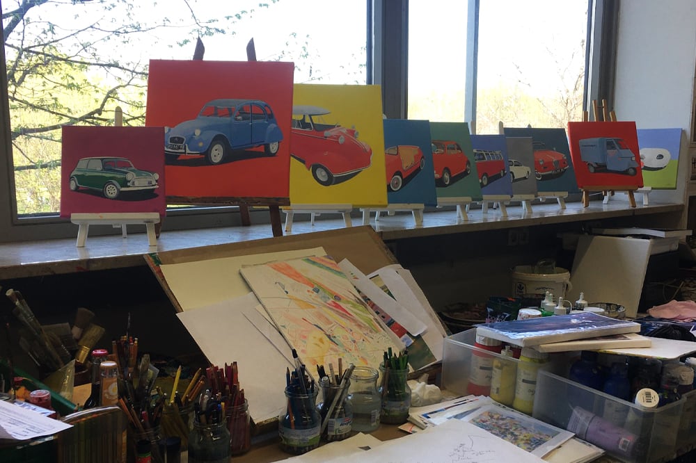 Blick in ein Atelier der Groupe Smirage